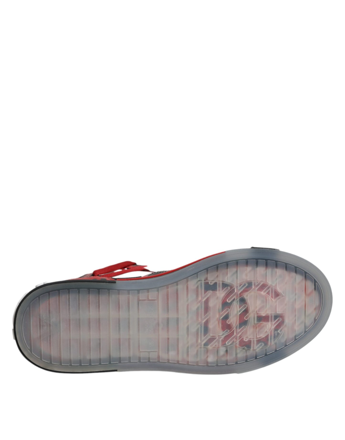 حذاء سنيكرز متعدد الألوان من الجلد من دولتشي آند غابانا