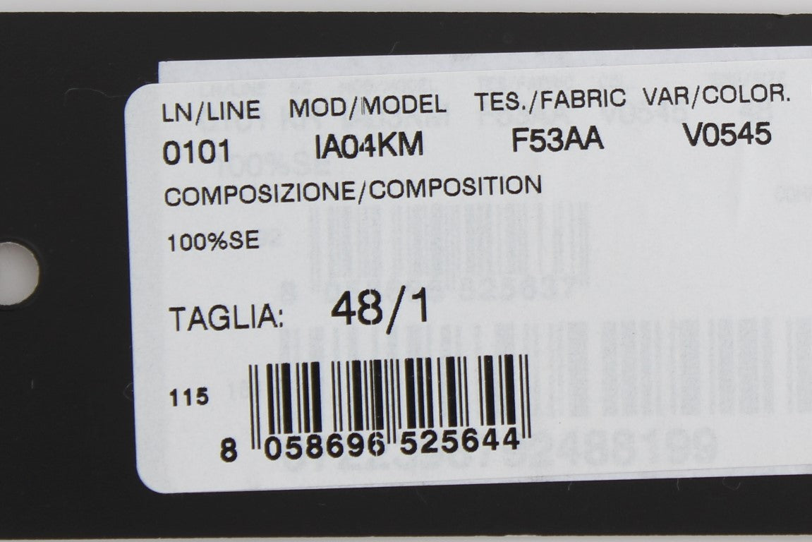 دولتشي آند غابانا سترة صوفية حريرية ذات فتحة عنق رمادية