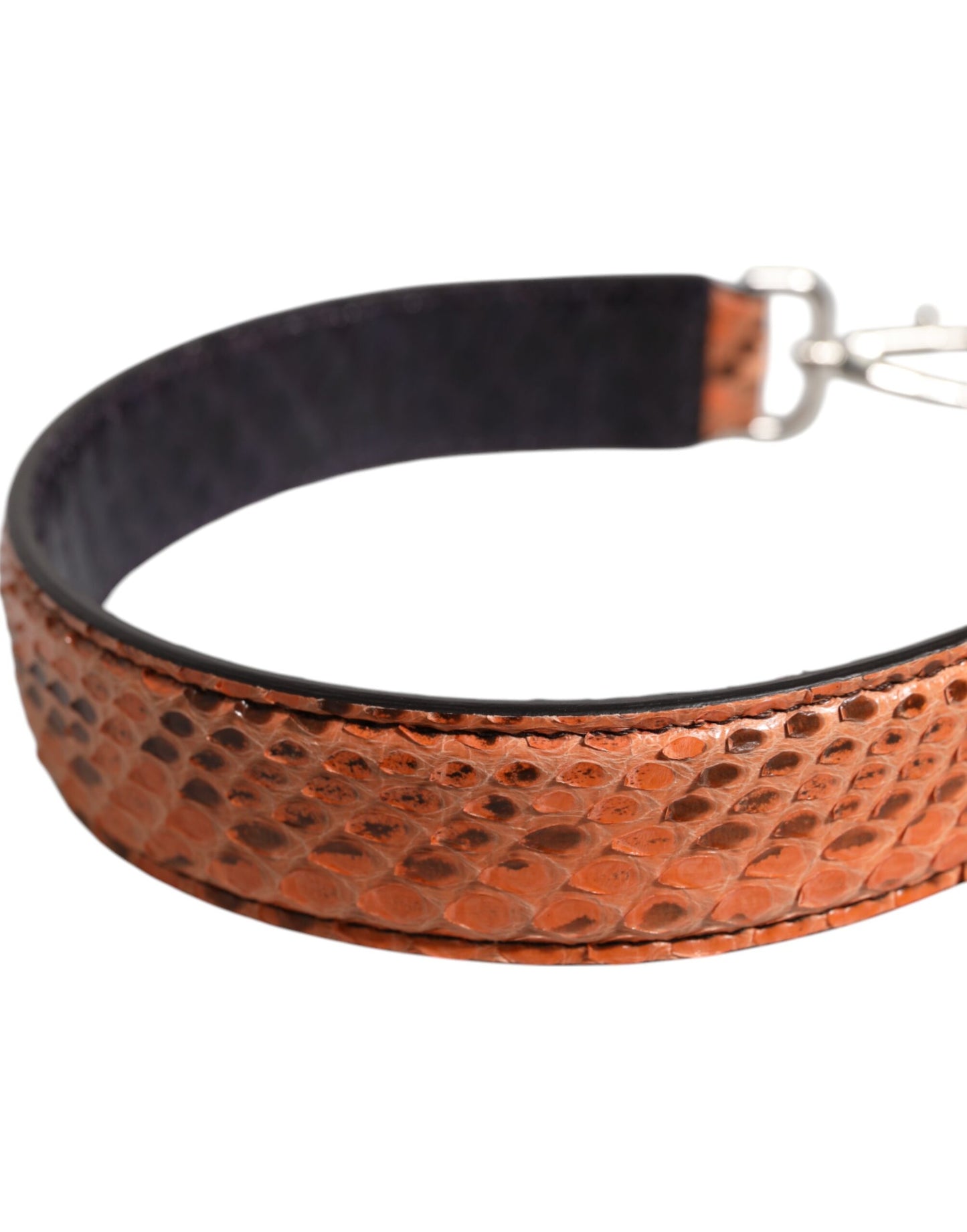 حقيبة دولتشي آند غابانا من الجلد الطبيعي باللون الأسود والبيج وحزام كتف