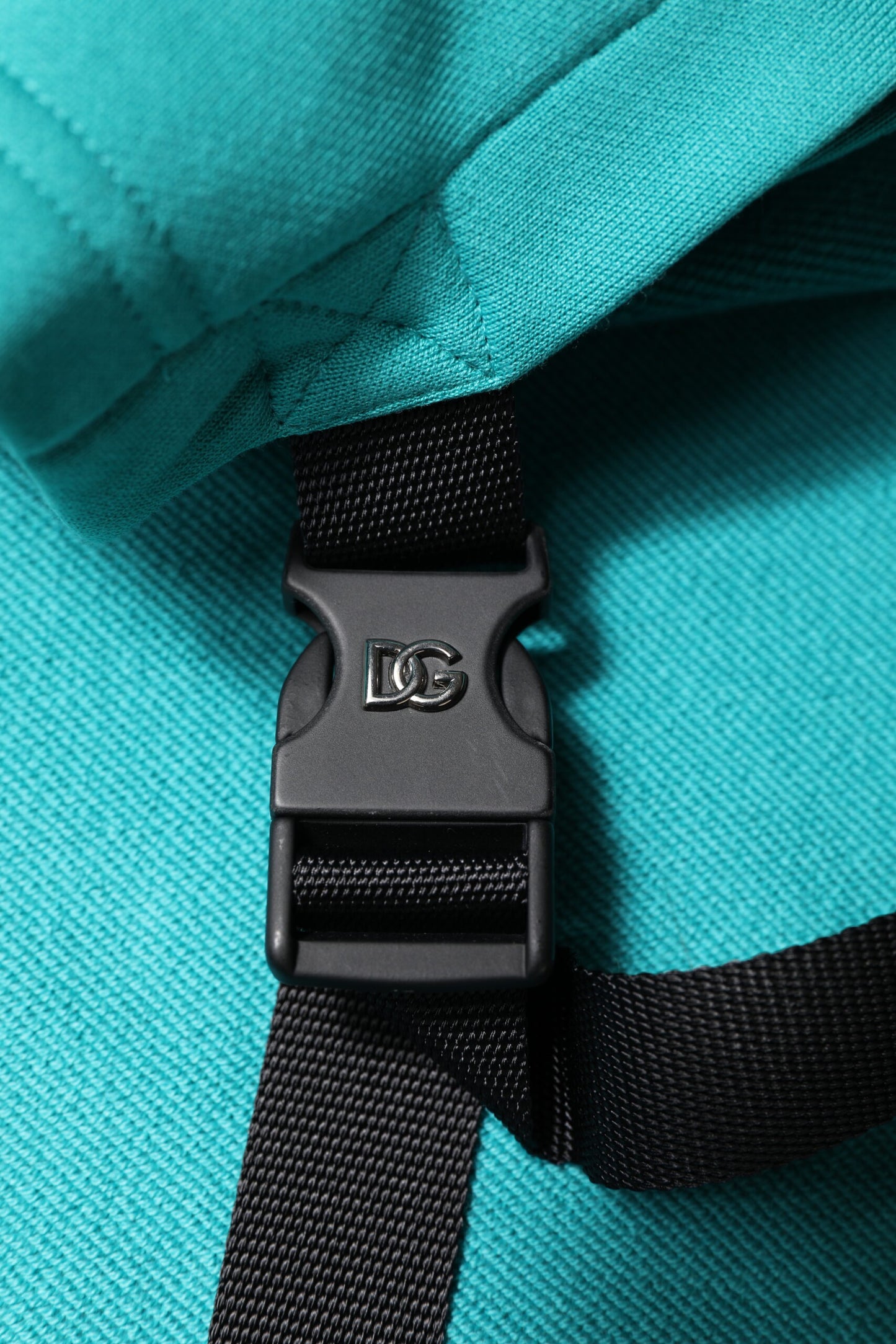 سترة رياضية رجالية بغطاء رأس من القطن الأخضر من دولتشي آند غابانا