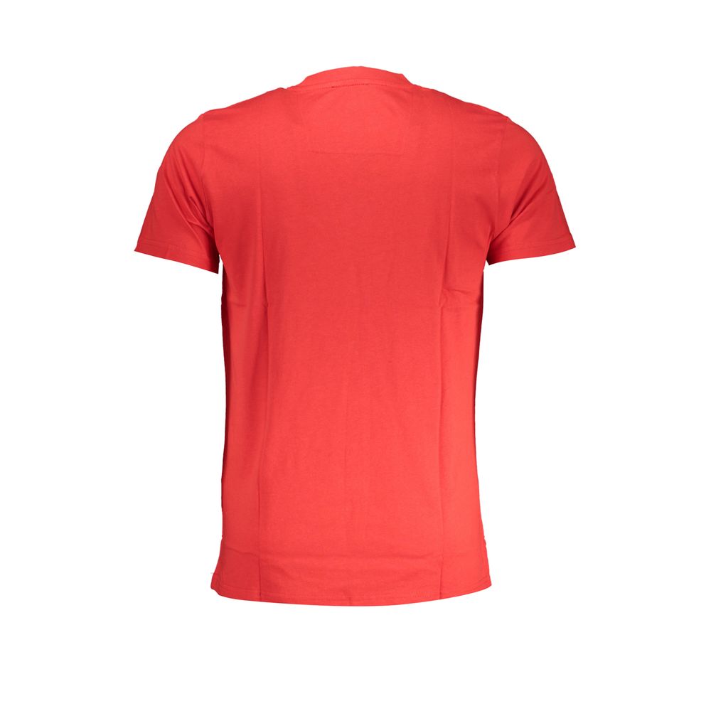 Cavalli Class Red Cotton Men T-Shirt