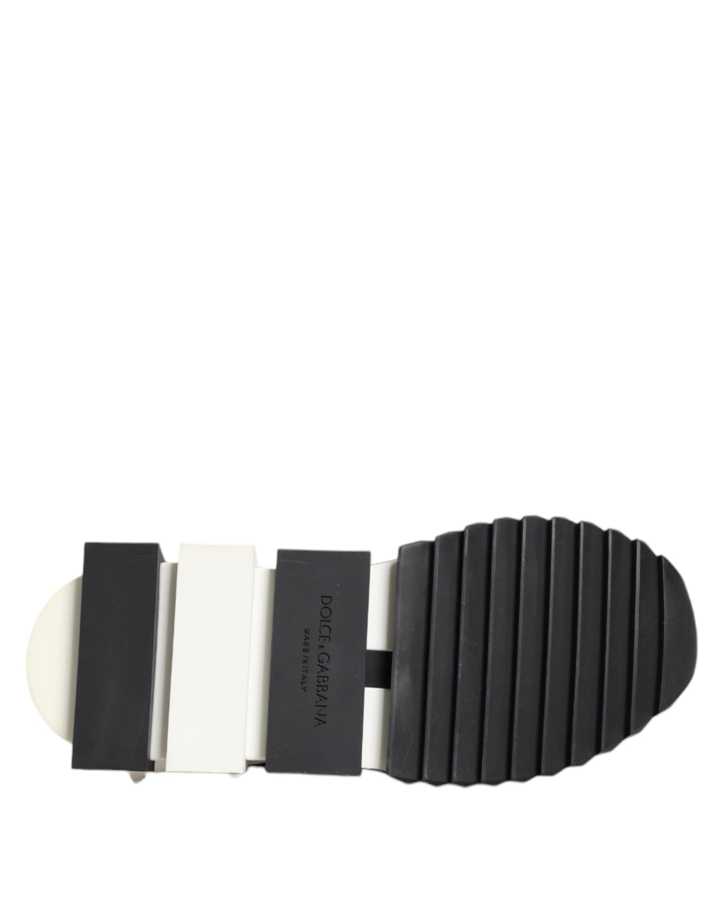 حذاء سنيكرز دولتشي آند غابانا سورينتو أسود وأبيض منخفض الرقبة