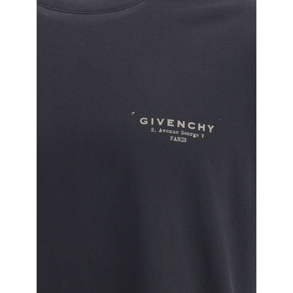 Givenchy Black Cotton T-Shirt