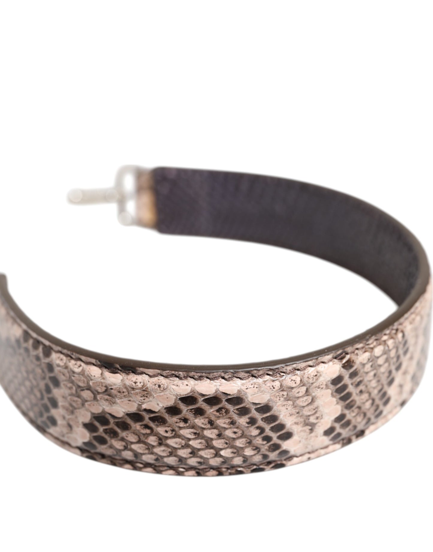 حزام كتف من الجلد الطبيعي البيج من دولتشي آند غابانا