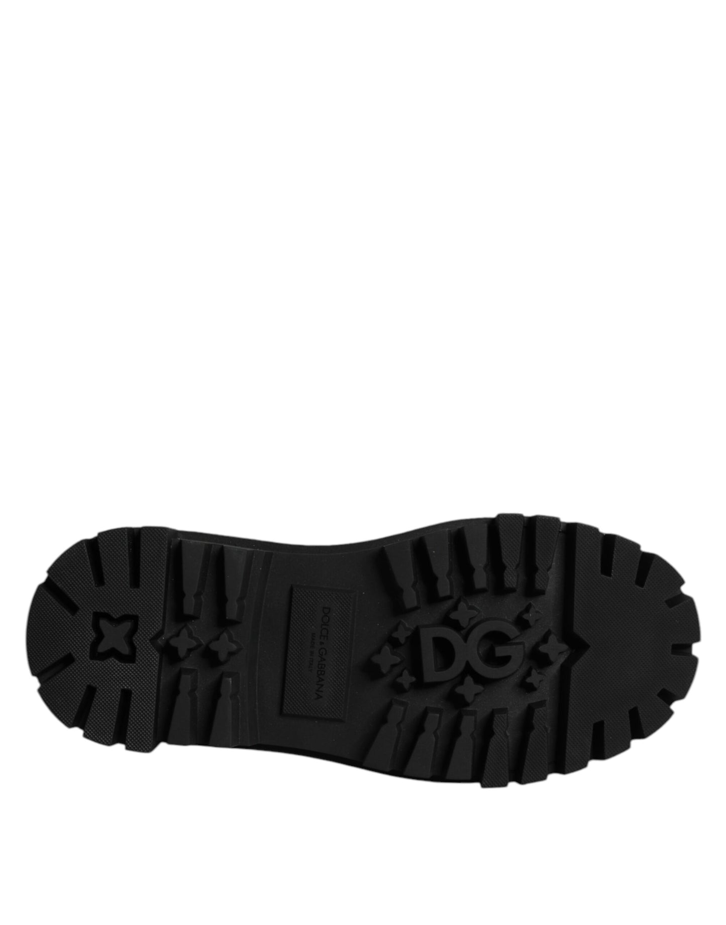 حذاء دولتشي آند غابانا الرسمي المصنوع من الجلد الأحمر برباط للمشي لمسافات طويلة