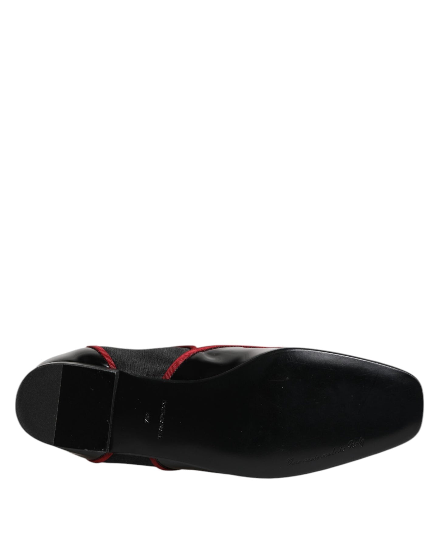 حذاء تشيلسي جاكي أسود بأزرار من دولتشي آند غابانا