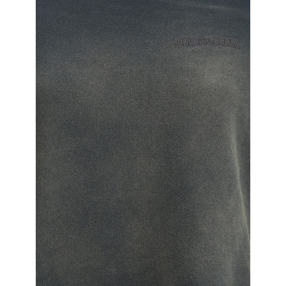 سويت شيرت قطني أسود من جولدن جوس