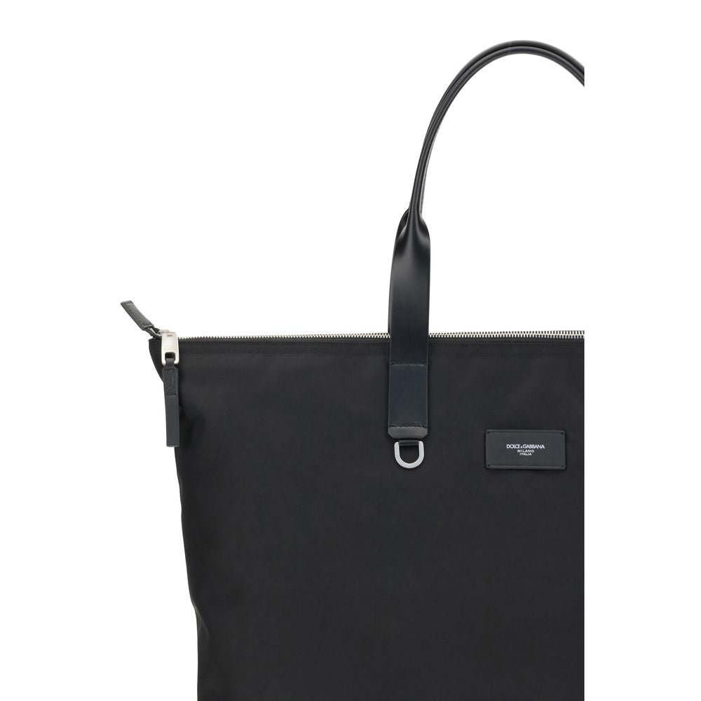 Dolce & Gabbana Black Leather Shoulder Bag