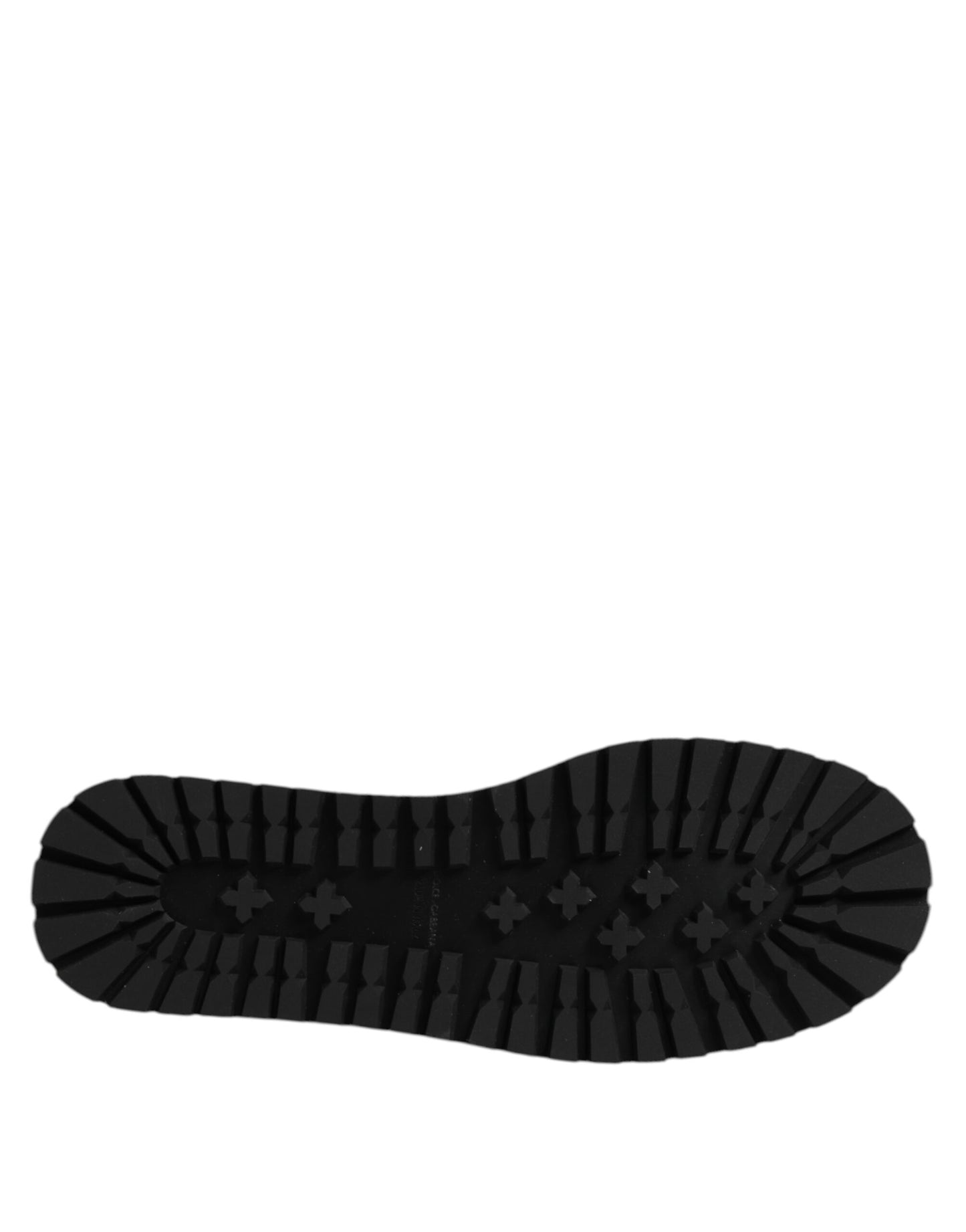 حذاء دولتشي آند غابانا الفضي المرصع بالكريستال، حذاء مسطح، شبشب