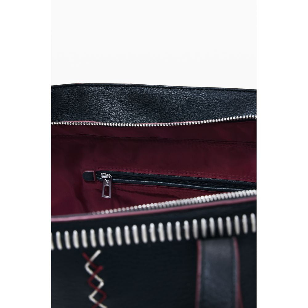 Desigual Black Polyurethane Women Shoulder Bag