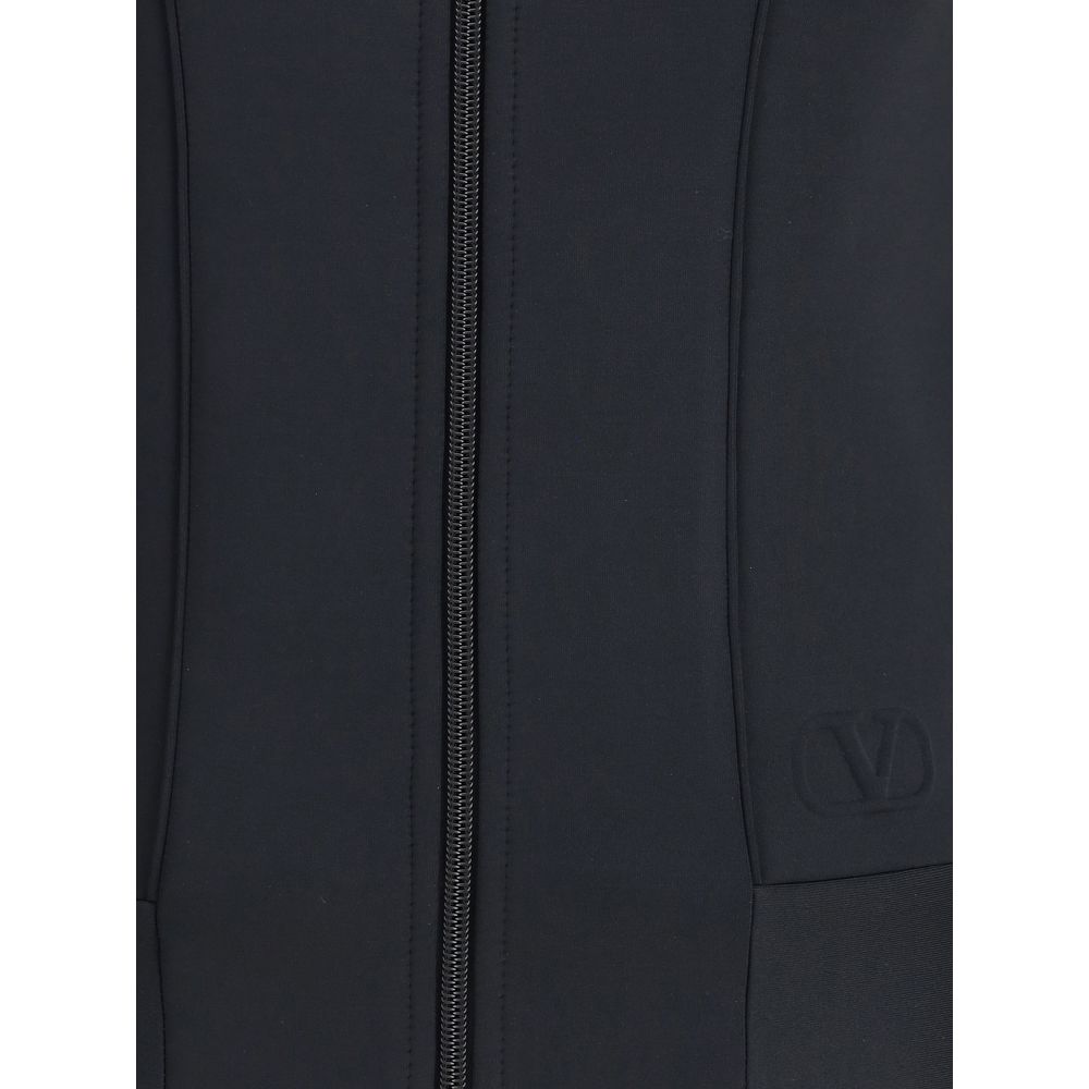 سويت شيرت فالنتينو بوليستر أسود