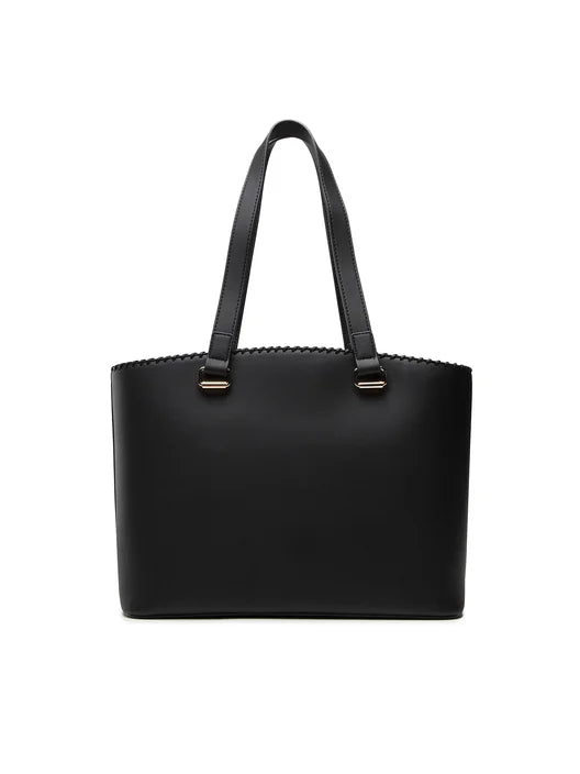 حقيبة يد على شكل قلب أسود من لوف موسكينو