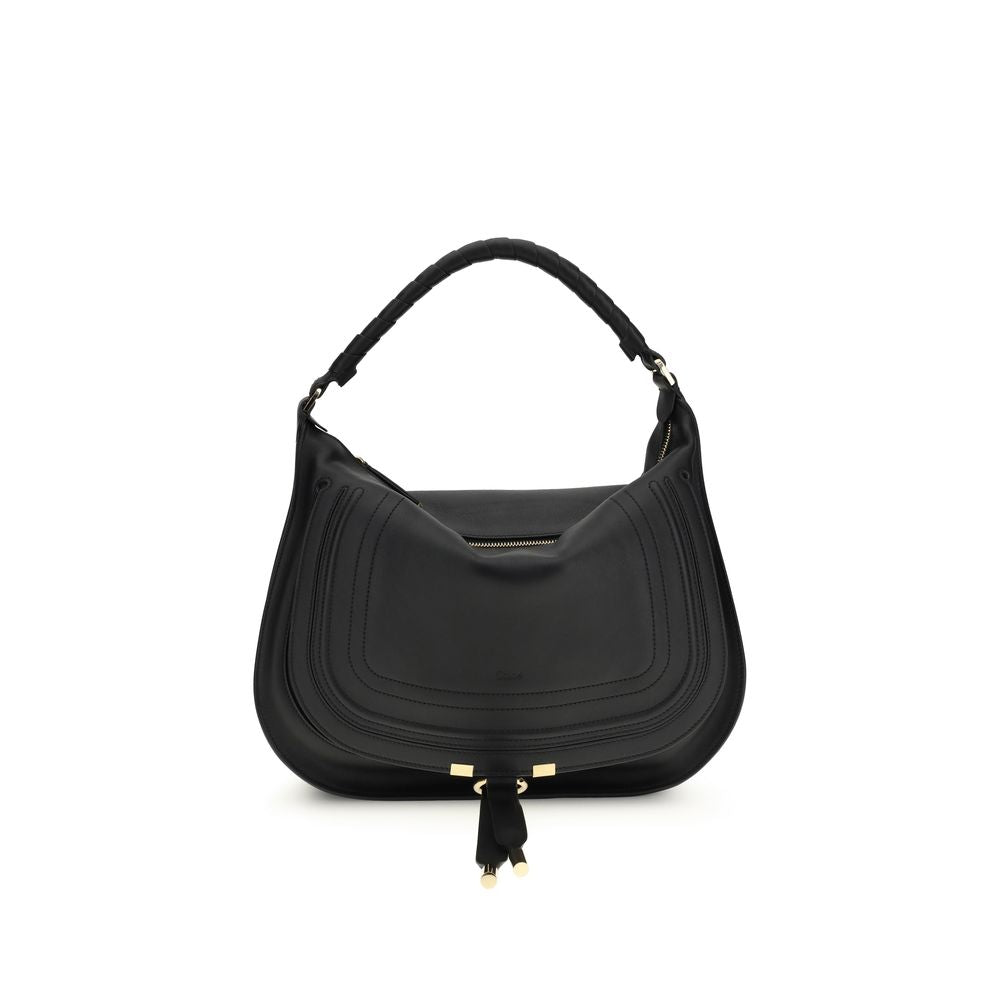 Chloé Black Calf Leather Bos Taurus Shoulder Bag
