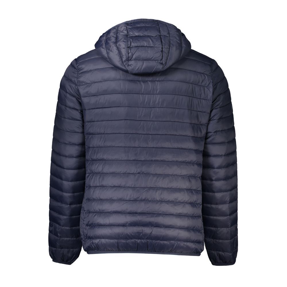 Cavalli Class Blue Polyamide Shell Jacket