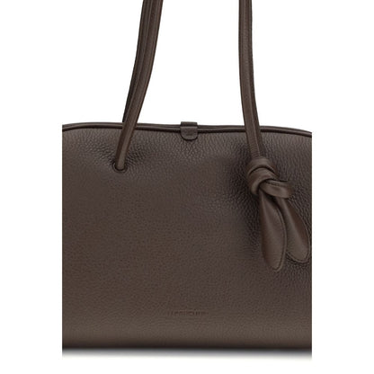 Jacquemus Brown Calf Leather Bos Taurus Shoulder Bag