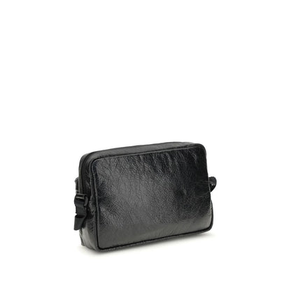 Balenciaga Black Lamb Ovis Aries Aries Shoulder Bag