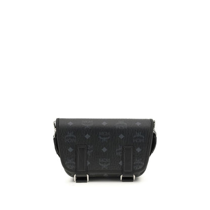 MCM Black Fabric Shoulder Bag