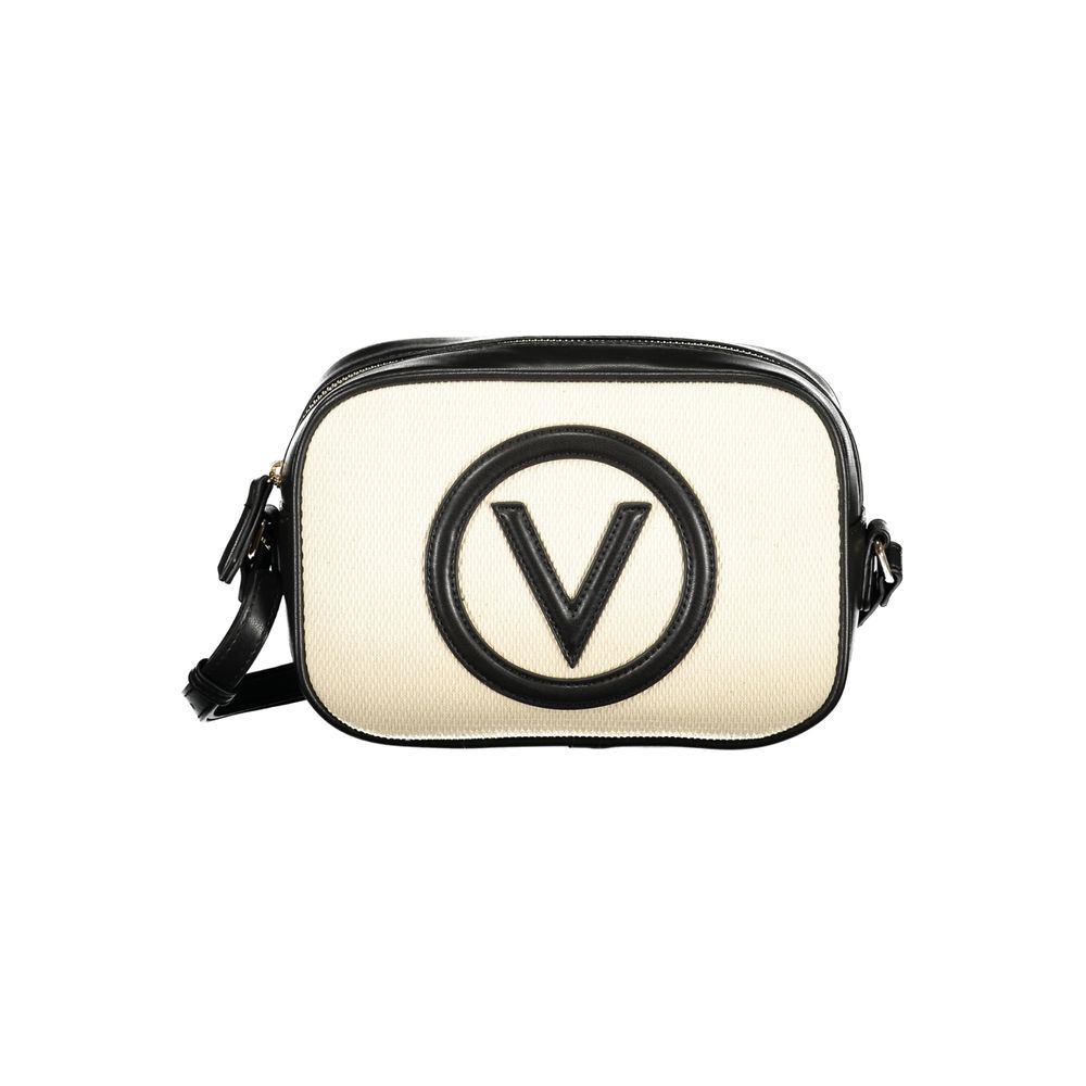 Mario Valentino Beige Cotton Women Shoulder Bag