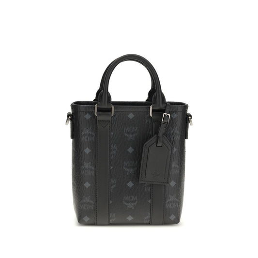 MCM Black Fabric Shoulder Bag