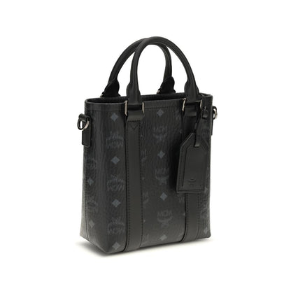 MCM Black Fabric Shoulder Bag