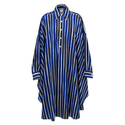 Bottega Veneta Blue Textile Long Dress