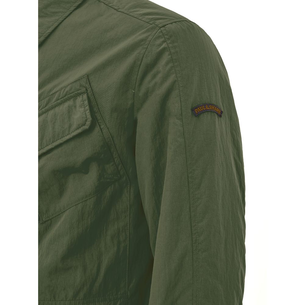 Paul & Shark Green Polyester Coat