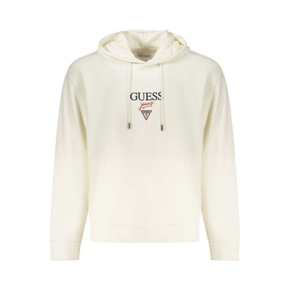 Guess Jeans Bianco Cotton Men's Sweatshirt