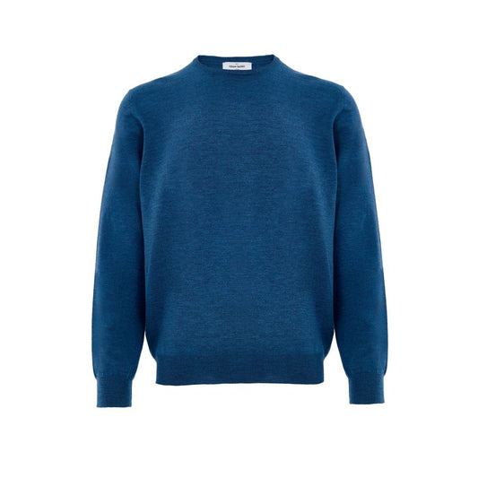 Gran Sasso Blue Wool Sweatshirt