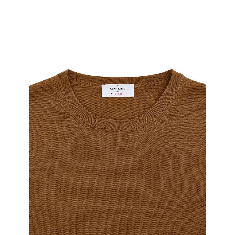 Gran Sasso Brown Wool Sweatshirt