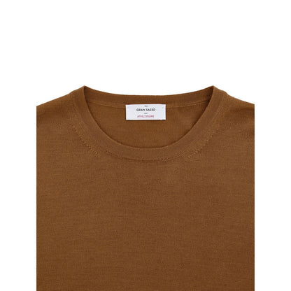 Gran Sasso Brown Wool Sweatshirt