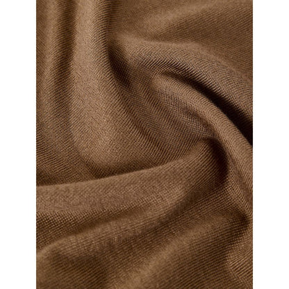 Gran Sasso Brown Silk Sweatshirt