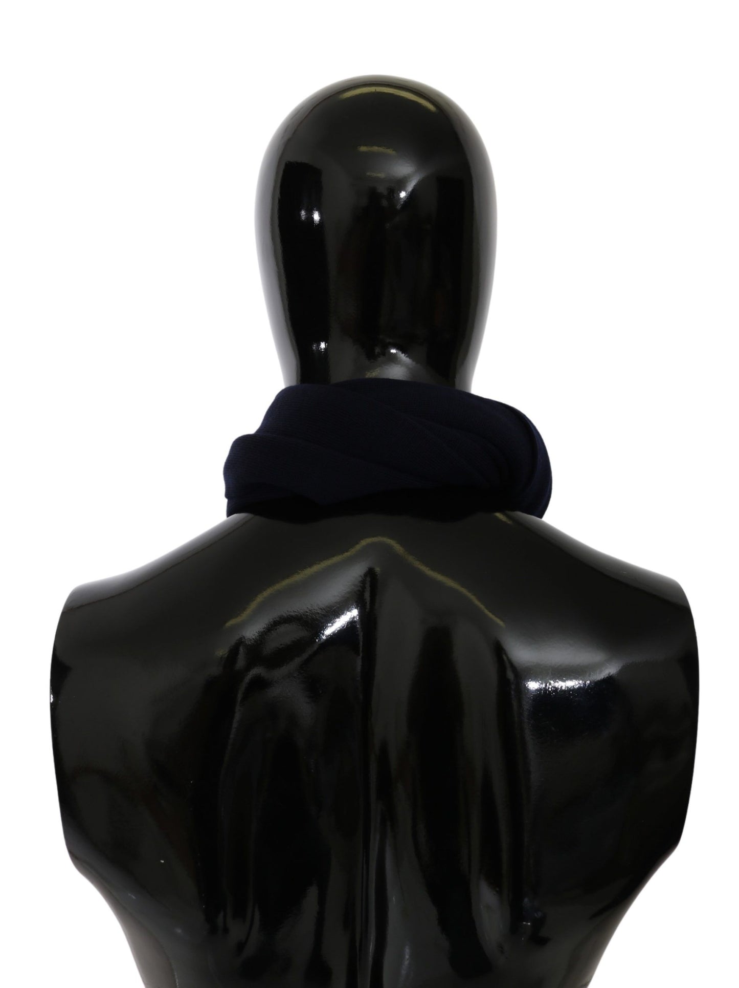 وشاح صوف من دولتشي آند غابانا أزرق #DGLovesLondon