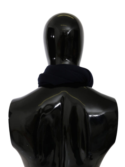 وشاح صوف من دولتشي آند غابانا أزرق #DGLovesLondon