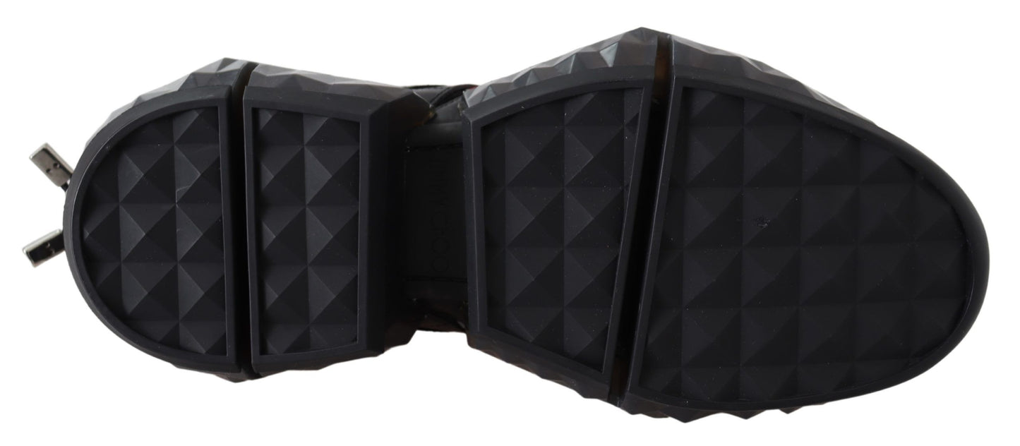 حذاء جيمي تشو دايموند أسود وردي