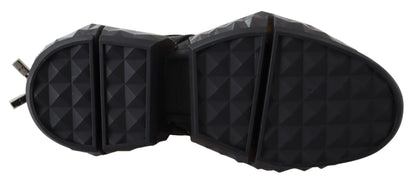 حذاء جيمي تشو دايموند أسود وردي