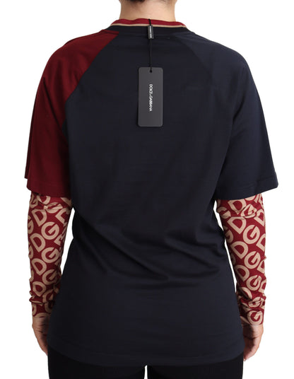 سترة دولتشي آند غابانا رويالز متعددة الألوان بياقة دائرية