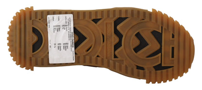 حذاء سنيكرز دولتشي آند غابانا NS1 أسود وأبيض برباط