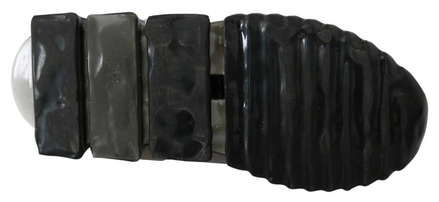 حذاء رياضي مطاط من دولتشي آند غابانا SORRENTO باللونين الأسود والأبيض