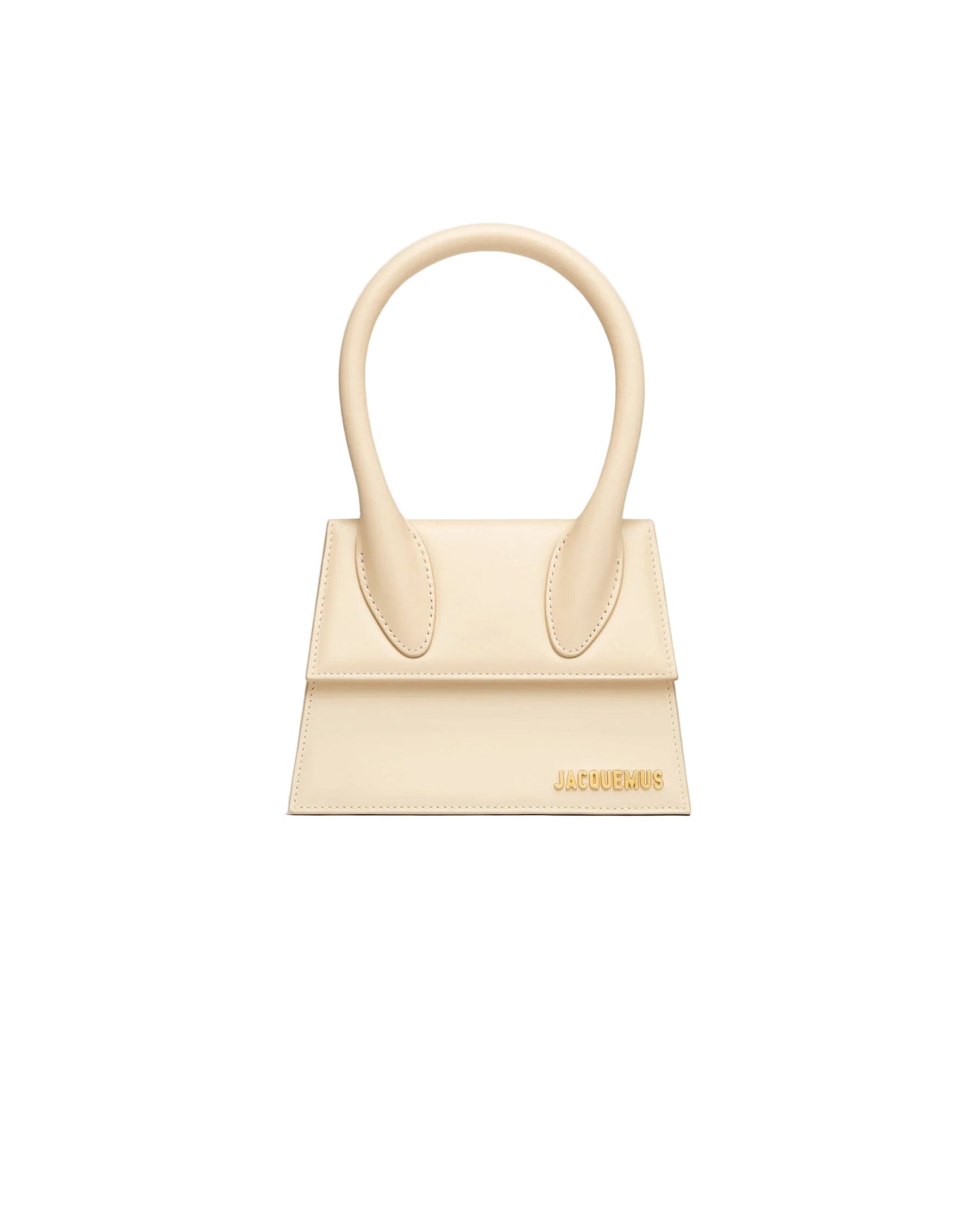 Jacquemus Cream Leather Handbag