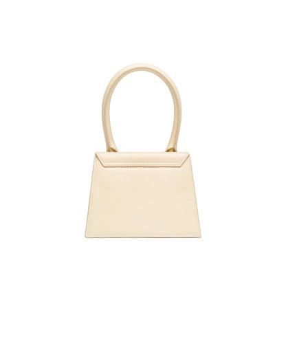Jacquemus Cream Leather Handbag