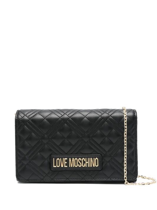 Love Moschino Quilted Wallet-on-Chain