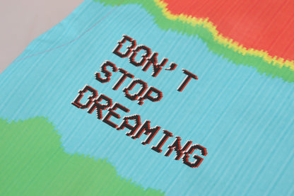 تي شيرت قطني بطبعة تلفزيونية متعددة الألوان من دولتشي آند غابانا