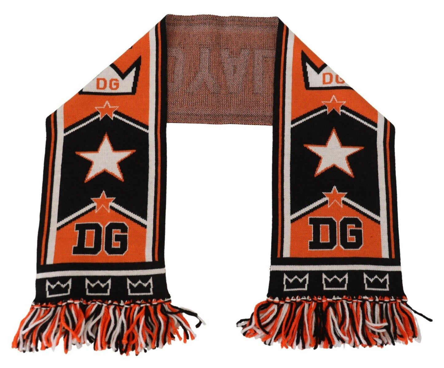 وشاح رجالي متعدد الألوان مطبوع عليه شعار DG من دولتشي آند غابانا