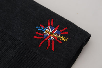 وشاح دولتشي آند غابانا الأسود "القلب المقدس" #DGLovesLondon