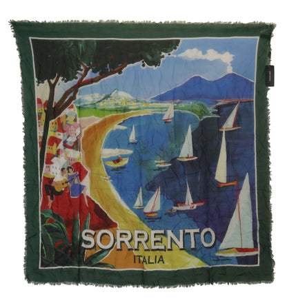 وشاح دولتشي آند غابانا متعدد الألوان سورينتو دي جي شال هامشي