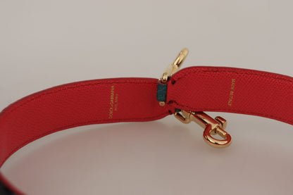 حقيبة دولتشي آند غابانا الجلدية بحزام كتف مزين بكريستالات خضراء