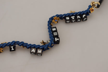 حقيبة كتف مزينة بألوان متعددة من دولتشي آند غابانا