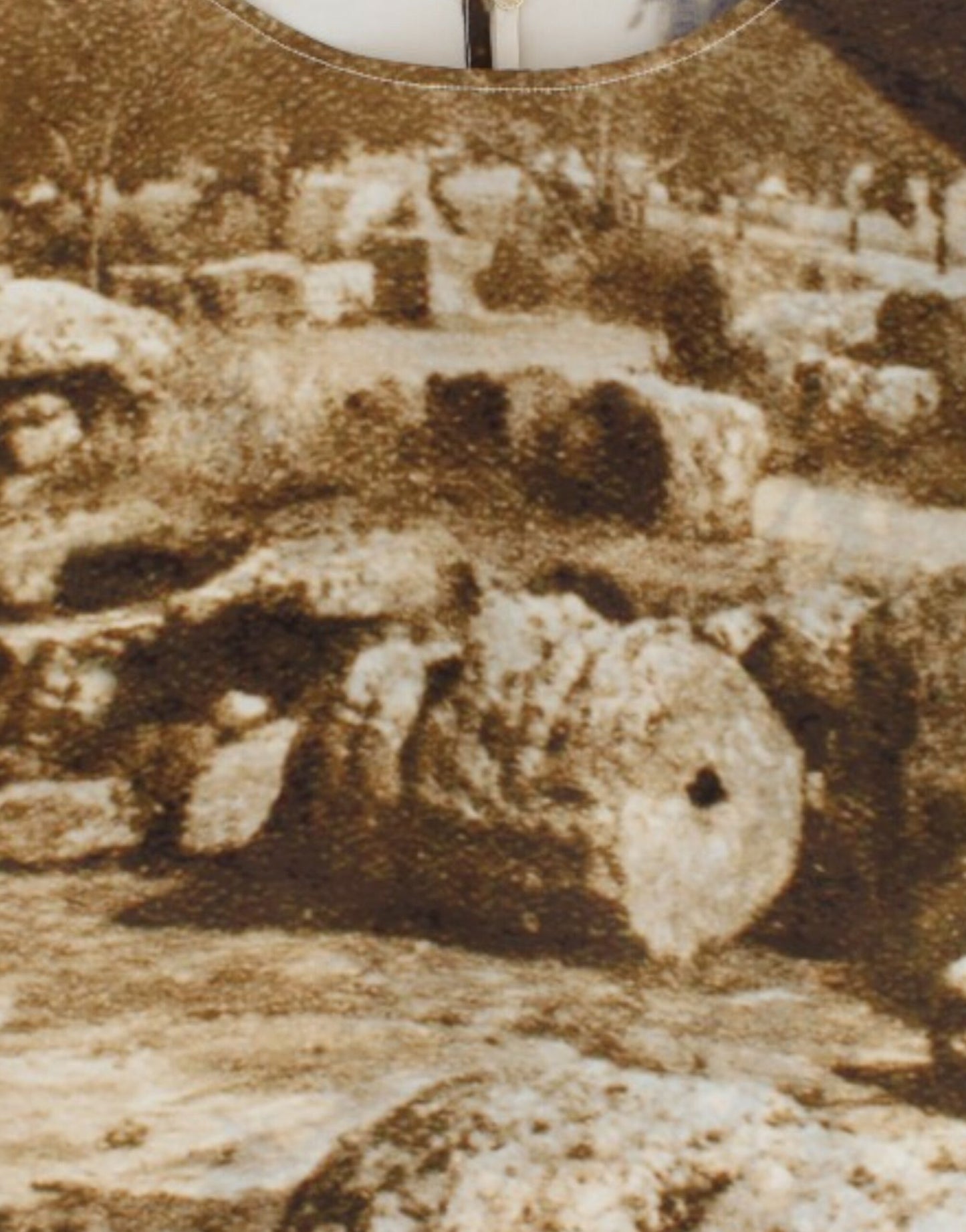 دولتشي آند غابانا بلوزة من الحرير تاورمينا باللون البني