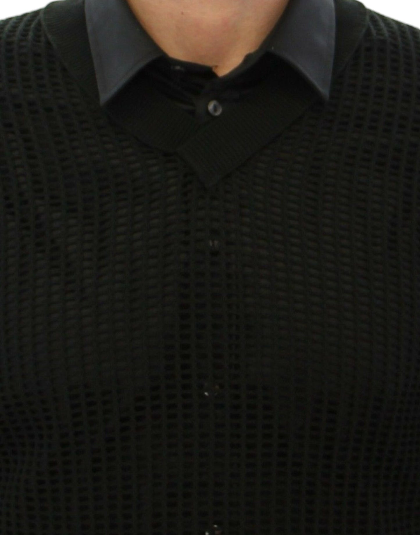 دولتشي آند غابانا المدرج الأخضر الداكن Netz السترة احرز سترة