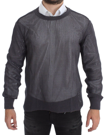 دولتشي آند غابانا الأرجواني المدرج Netz السترة احرز سترة